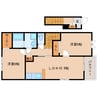 近鉄田原本線/佐味田川駅 徒歩13分 2階 築9年 2LDKの間取り