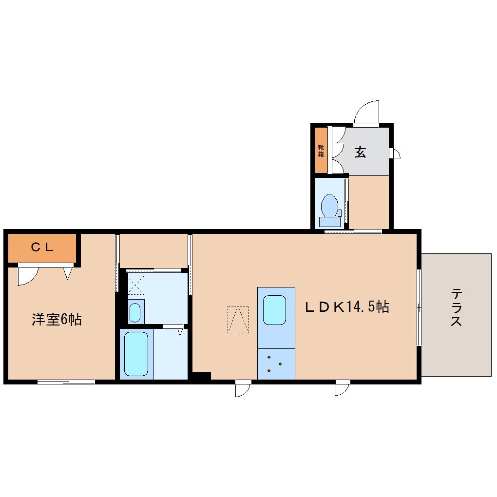 間取り図 大和路線・関西本線/王寺駅 徒歩7分 1階 築10年
