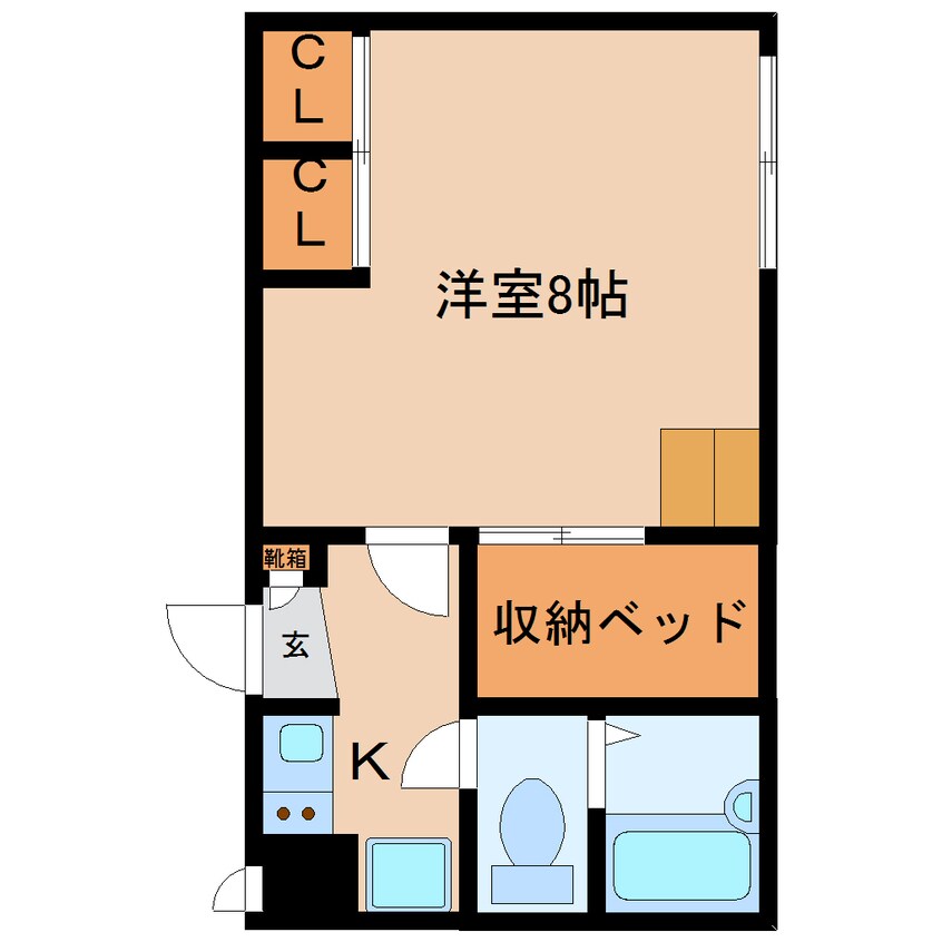 間取図 和歌山線/畠田駅 徒歩2分 2階 築16年