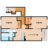 近鉄生駒線/平群駅 徒歩10分 2階 築4年 2LDKの間取り