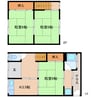 大和路線・関西本線/王寺駅 バス:11分:停歩8分 1-2階 築45年 3Kの間取り