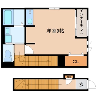 間取図 大和路線・関西本線/王寺駅 徒歩5分 2階 築2年