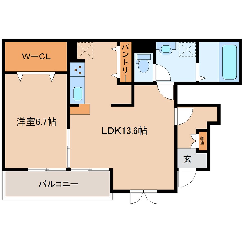 間取図 大和路線・関西本線/法隆寺駅 徒歩13分 1階 建築中