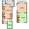 和歌山線/畠田駅 徒歩7分 1-2階 築57年 4DKの間取り
