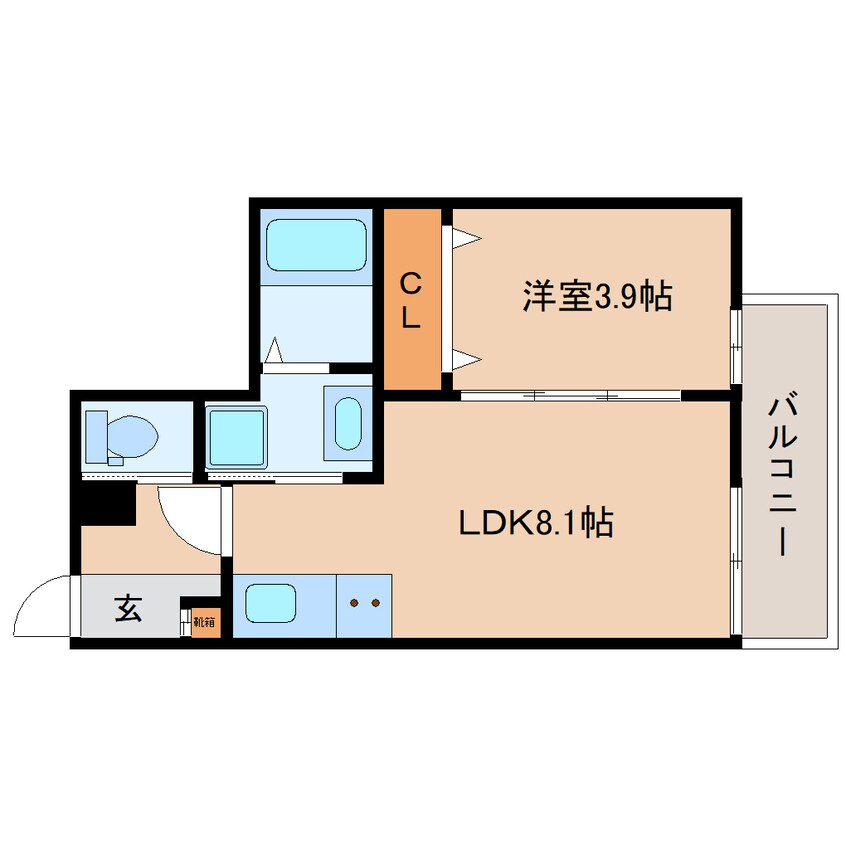 間取図 大和路線・関西本線/王寺駅 徒歩5分 3階 建築中