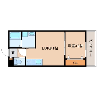 間取図 大和路線・関西本線/王寺駅 徒歩5分 3階 建築中