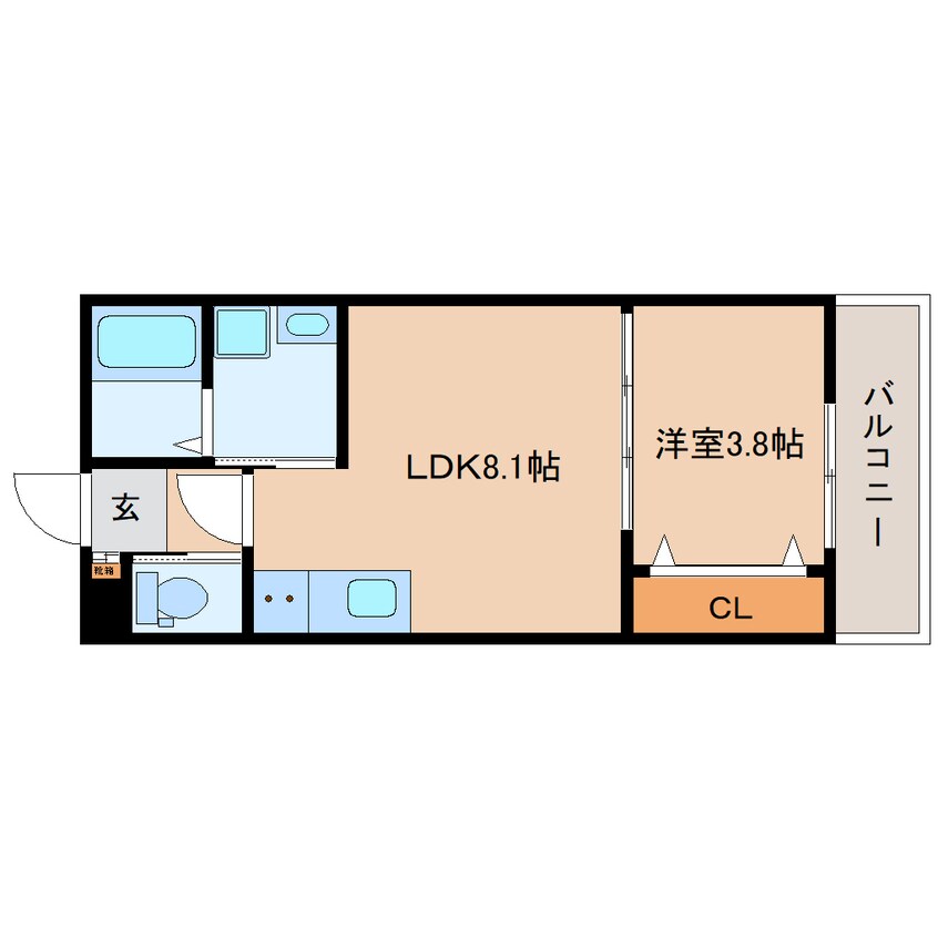 間取図 大和路線・関西本線/王寺駅 徒歩5分 3階 建築中