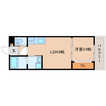 間取図 大和路線・関西本線/王寺駅 徒歩5分 3階 建築中