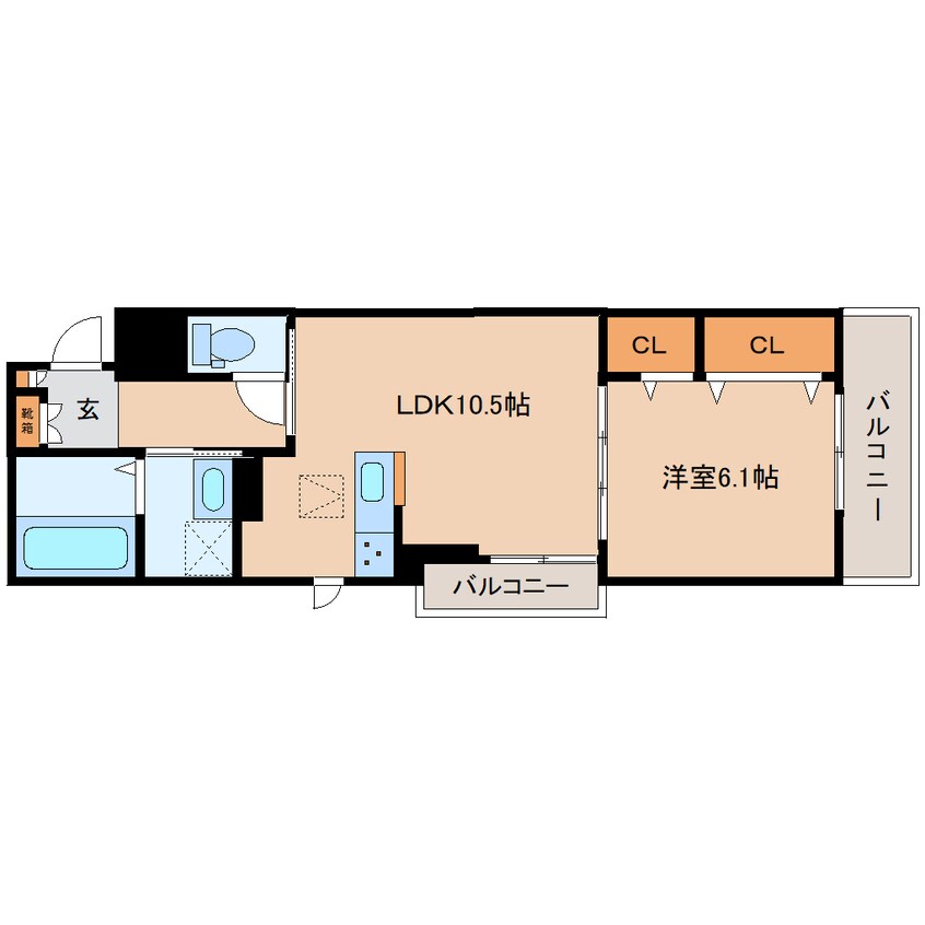 間取図 和歌山線/畠田駅 徒歩6分 1階 建築中