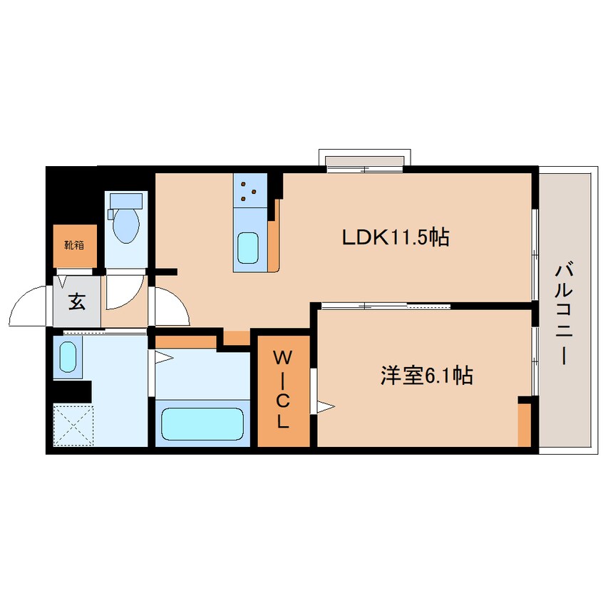 間取図 和歌山線/畠田駅 徒歩6分 3階 建築中