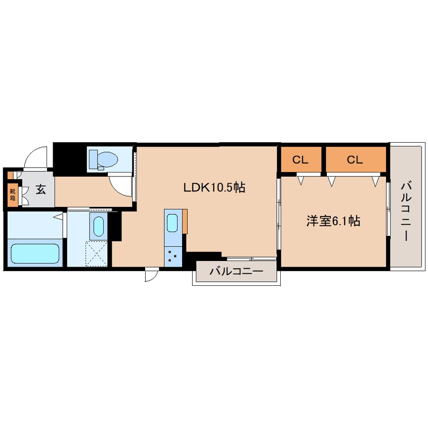 間取図 和歌山線/畠田駅 徒歩6分 3階 建築中