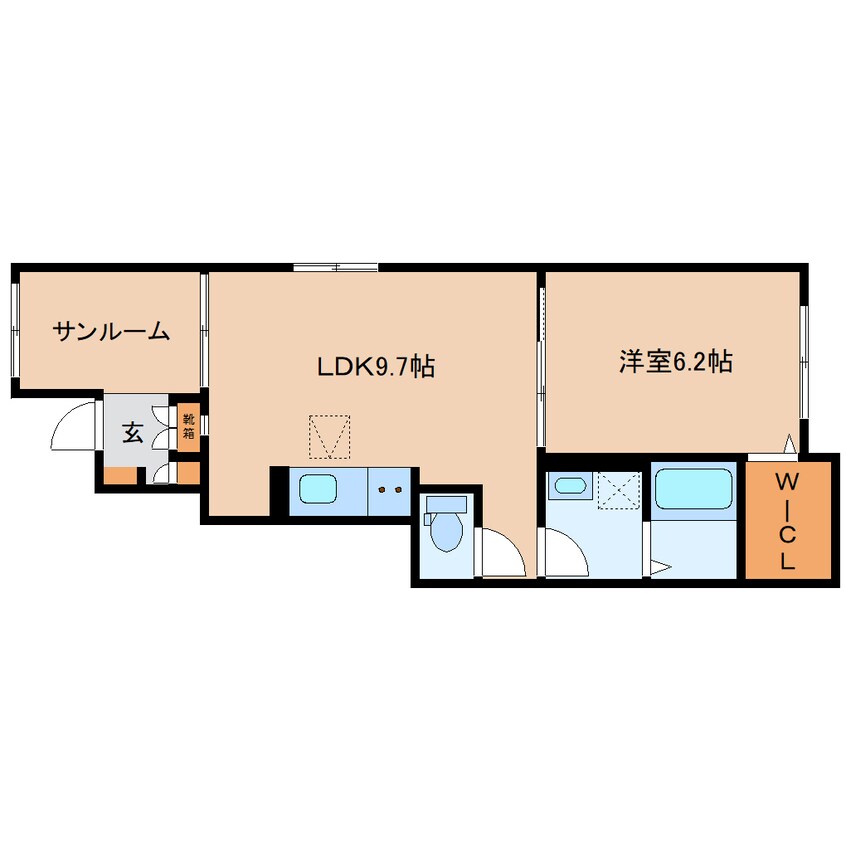 間取図 和歌山線/畠田駅 徒歩6分 1階 建築中