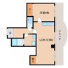 近鉄難波線・奈良線/富雄駅 徒歩4分 4階 築37年 1LDKの間取り