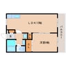 近鉄難波線・奈良線/学園前駅 徒歩15分 2階 築31年 1LDKの間取り