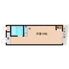 近鉄難波線・奈良線/富雄駅 徒歩3分 8階 築37年 1Rの間取り