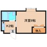 近鉄難波線・奈良線/学園前駅 徒歩15分 4階 築38年 1Kの間取り