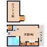 近鉄難波線・奈良線/富雄駅 徒歩2分 1階 築36年 1Rの間取り