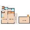 近鉄難波線・奈良線/富雄駅 徒歩13分 5階 築24年 1DKの間取り