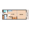 近鉄難波線・奈良線/学園前駅 徒歩4分 1階 築26年 1DKの間取り