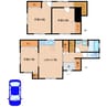 近鉄難波線・奈良線/学園前駅 バス:10分:停歩1分 1-2階 築23年 3LDKの間取り