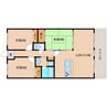 近鉄難波線・奈良線/学園前駅 徒歩13分 2階 築22年 3LDKの間取り