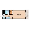近鉄難波線・奈良線/富雄駅 徒歩3分 4階 築38年 1Rの間取り