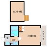 近鉄難波線・奈良線/学園前駅 徒歩10分 2階 築35年 1Kの間取り