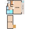 近鉄難波線・奈良線/学園前駅 徒歩10分 1階 築34年 1Kの間取り