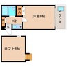 近鉄難波線・奈良線/学園前駅 徒歩10分 1階 築33年 1Kの間取り