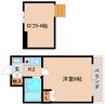 近鉄難波線・奈良線/学園前駅 徒歩10分 1階 築33年 1Kの間取り