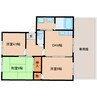 近鉄難波線・奈良線/学園前駅 徒歩15分 1階 築30年 3DKの間取り