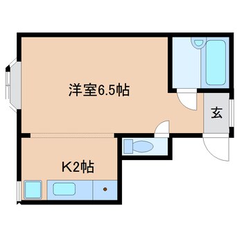間取図 近鉄難波線・奈良線/学園前駅 徒歩8分 3階 築35年