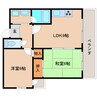 近鉄難波線・奈良線/学園前駅 徒歩8分 1階 築32年 2LDKの間取り