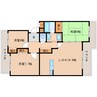 近鉄難波線・奈良線/菖蒲池駅 徒歩12分 3階 築33年 3LDKの間取り
