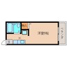 近鉄難波線・奈良線/富雄駅 徒歩3分 2階 築32年 1Rの間取り
