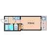 近鉄難波線・奈良線/菖蒲池駅 徒歩1分 4階 築35年 1Rの間取り