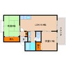 近鉄難波線・奈良線/学園前駅 徒歩22分 2階 築25年 2LDKの間取り