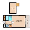 近鉄難波線・奈良線/富雄駅 徒歩5分 2階 築35年 1Kの間取り