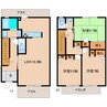 近鉄難波線・奈良線/学園前駅 徒歩5分 1-2階 築22年 3LDKの間取り