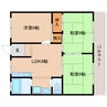 近鉄難波線・奈良線/学園前駅 バス:15分:停歩3分 3階 築39年 3LDKの間取り