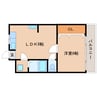 近鉄難波線・奈良線/学園前駅 徒歩18分 2階 築51年 1LDKの間取り