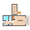 近鉄難波線・奈良線/学園前駅 徒歩8分 2階 築31年 1Kの間取り