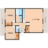 近鉄難波線・奈良線/学園前駅 バス:12分:停歩5分 3階 築25年 2LDKの間取り