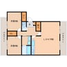近鉄難波線・奈良線/学園前駅 バス:12分:停歩5分 3階 築25年 2LDKの間取り