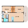 近鉄難波線・奈良線/富雄駅 徒歩12分 1階 築19年 2LDKの間取り