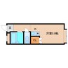 近鉄難波線・奈良線/学園前駅 徒歩13分 1階 築58年 1Rの間取り