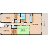 近鉄難波線・奈良線/富雄駅 徒歩6分 5階 築29年 3LDKの間取り