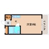 近鉄難波線・奈良線/菖蒲池駅 徒歩5分 1階 築34年 1Rの間取り