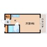 近鉄難波線・奈良線/菖蒲池駅 徒歩5分 1階 築34年 1Rの間取り
