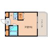 近鉄難波線・奈良線/菖蒲池駅 徒歩5分 1階 築32年 1Rの間取り
